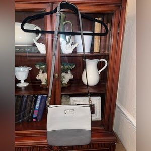 Kate spade grey and dark grey color block crossbody